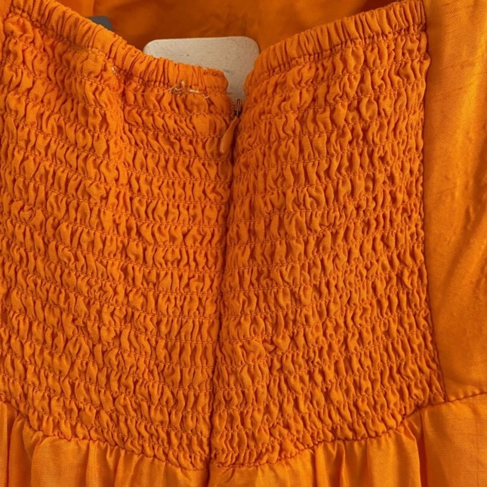 Anthropologie “Let Me Be” Strapless Asymmetrical Dress size Medium - Picture 8 of 16